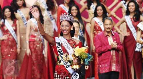 Hoa hậu Indonesia bị trao nhầm ngôi á hậu 2