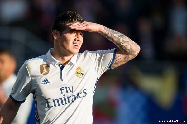 7 đội bóng muốn giải cứu James Rodriguez khỏi Real