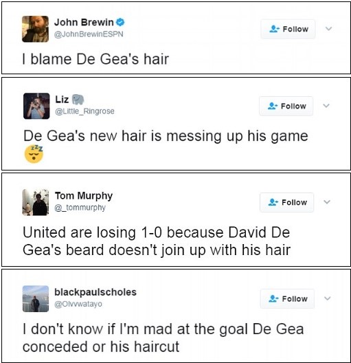 Kiểu tóc thời thượng của De Gea hứng bão chỉ trích
