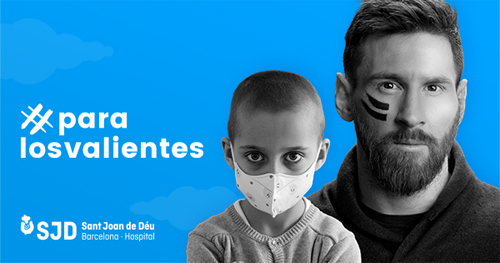 Màn chia vui lạ mắt của Messi là để ủng hộ bệnh nhi ung thư