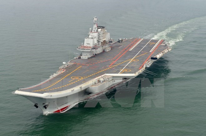 Biên đội tàu sân bay Trung Quốc diễn tập ở Tây Thái Bình Dương