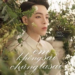 Em Không Sai, Chúng Ta Sai Cover