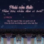 Phải Còn Thức Bao Nhiêu Đêm Vì Anh